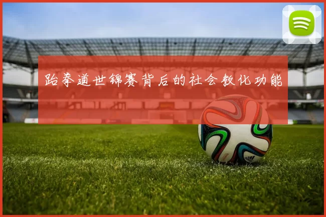 跆拳道世锦赛背后的社会教化功能